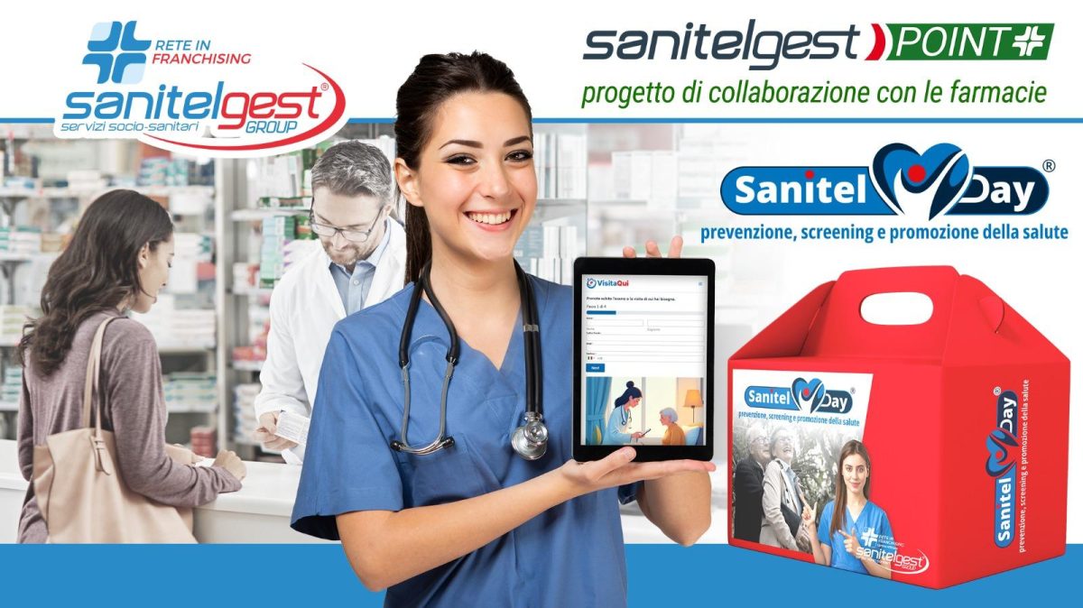 Sanitelgest lancia il SANITEL DAY PACK: LE GIORNATE di PREVENZIONE E SCREENING PER FARMACIE- RSA E STRUTTURE