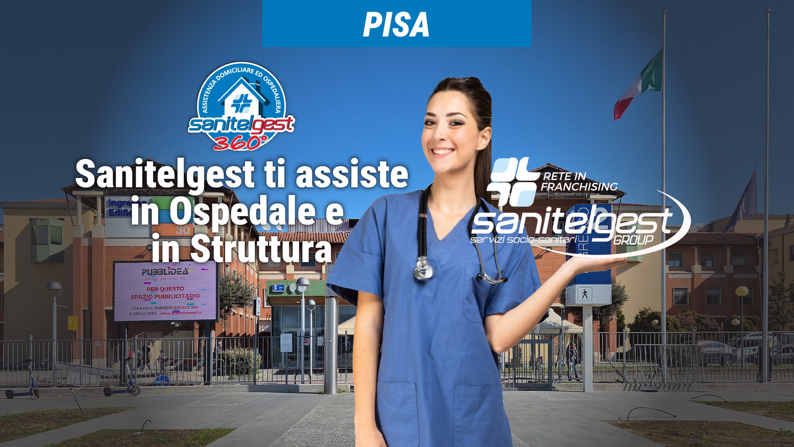 Sanitelgest Agenzia di Pisa (PI) Assiste il tuo caro in ospedale e/o in struttura