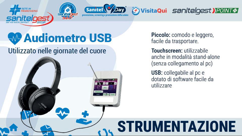 Giornata dell'Udito Test audiometrico digitale in Farmacia, in Struttura e al domicilio